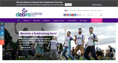Desktop Screenshot of debra.org.uk